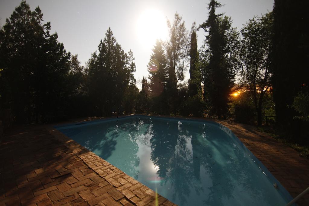 Piscina al atardecer